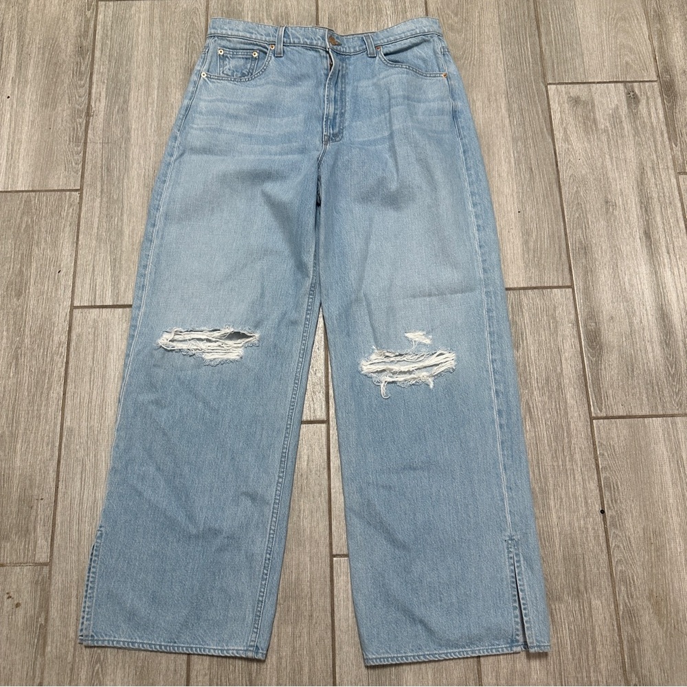 Mother SNACKS! The Fun Dip Puddle Slice Jeans 31 - Picture 2 of 4